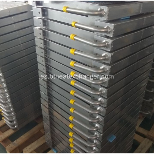 Intercambiadores de calor de placa de barra de aluminio soldado al vacío
